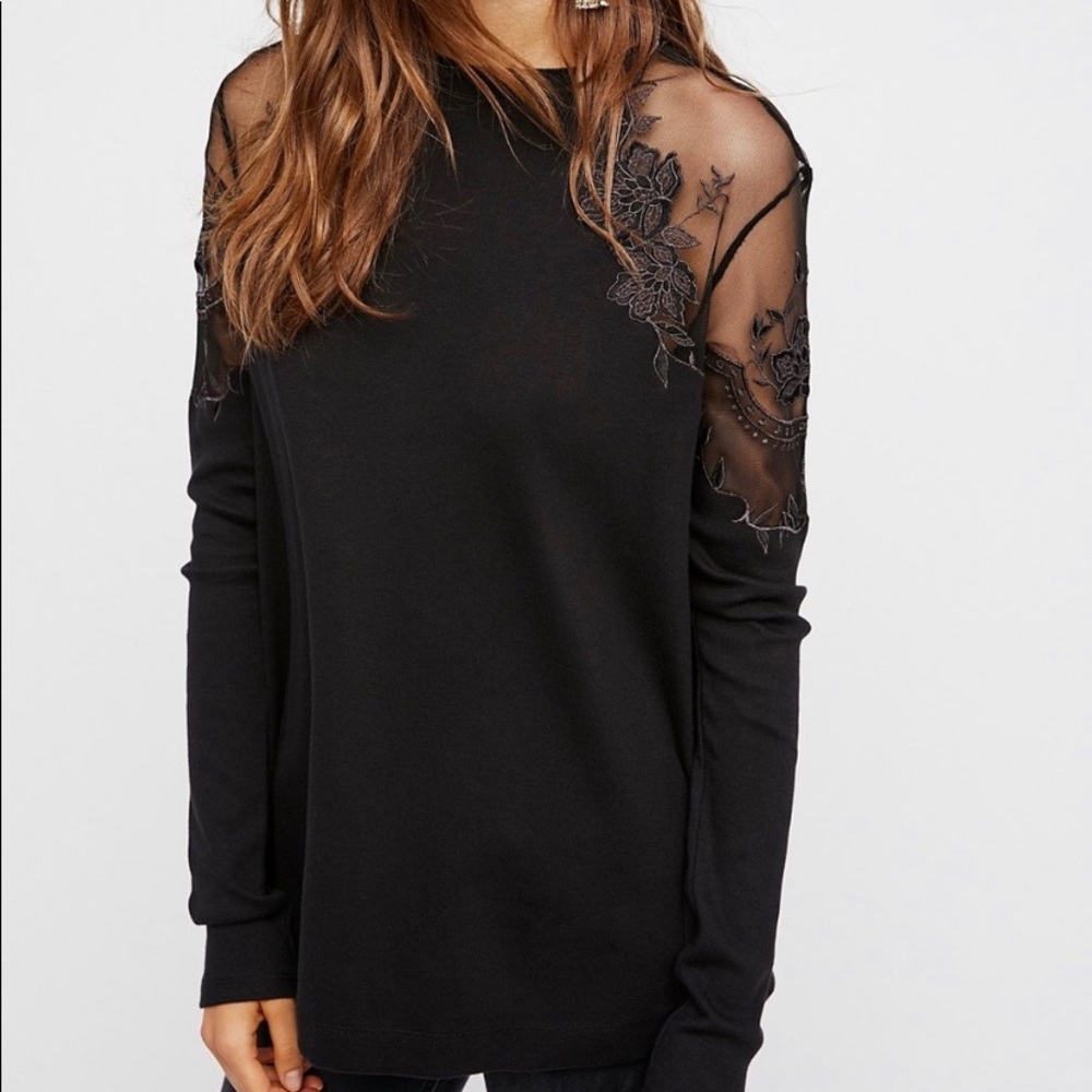 Free People Lace Top
